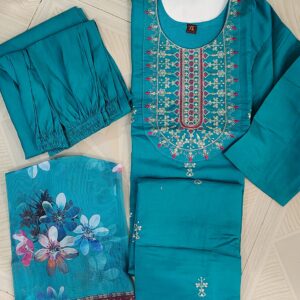 Digital Print Duppata Elegance Set