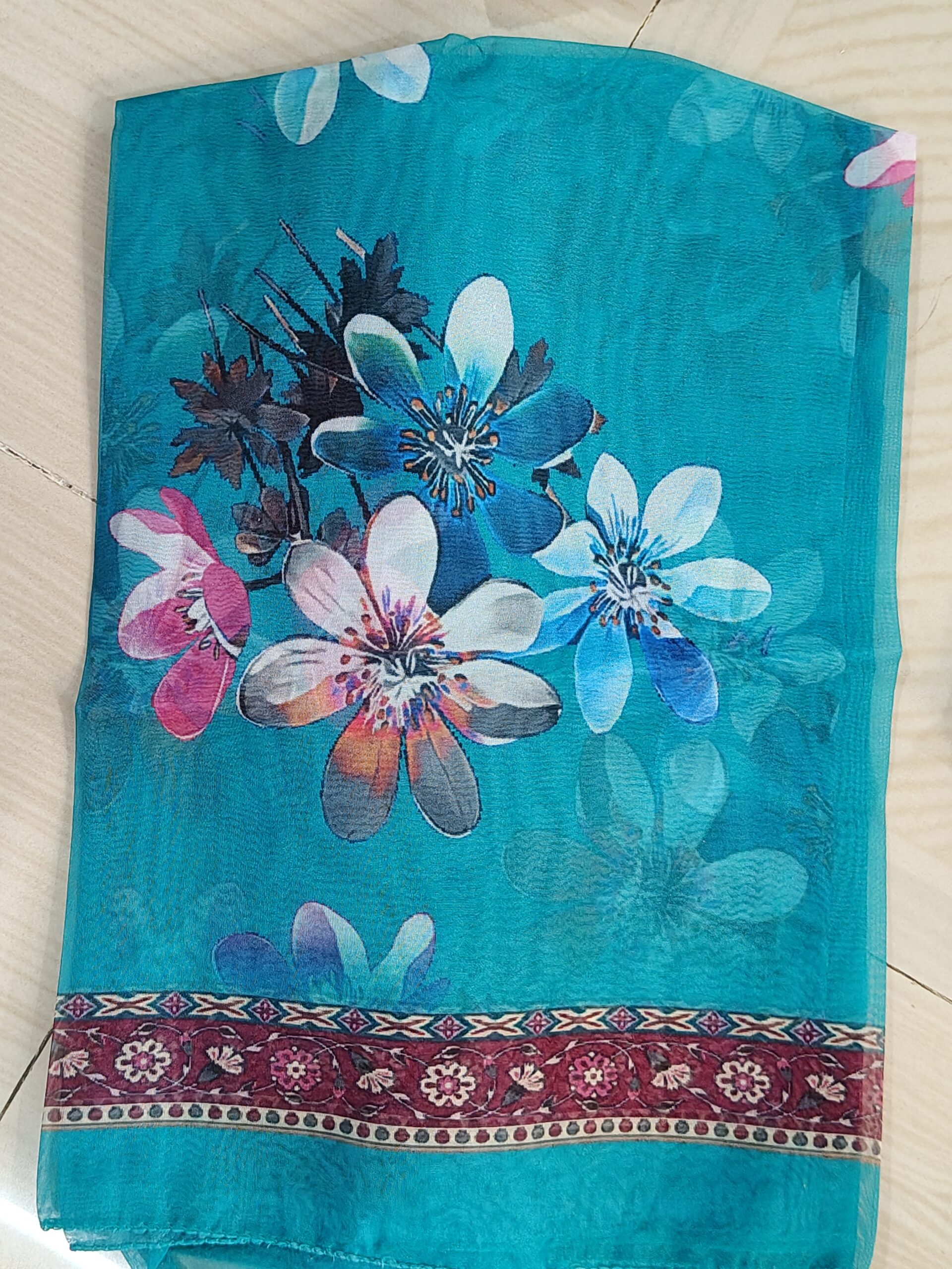 Digital Print Duppata Elegance Set - Image 3