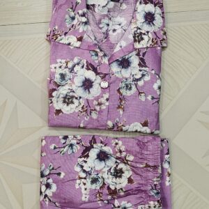 floral print coat set