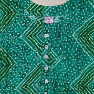 bandhej printed kurti
