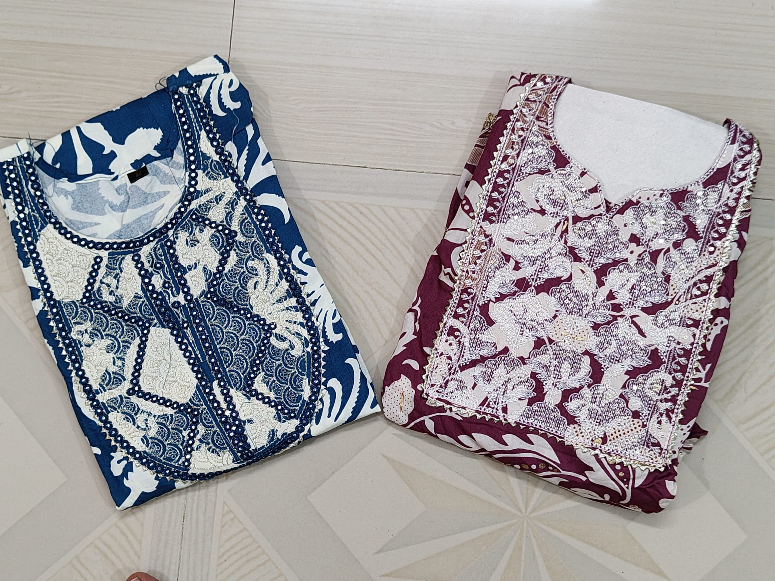 anarkali kurti with gota border - Image 5