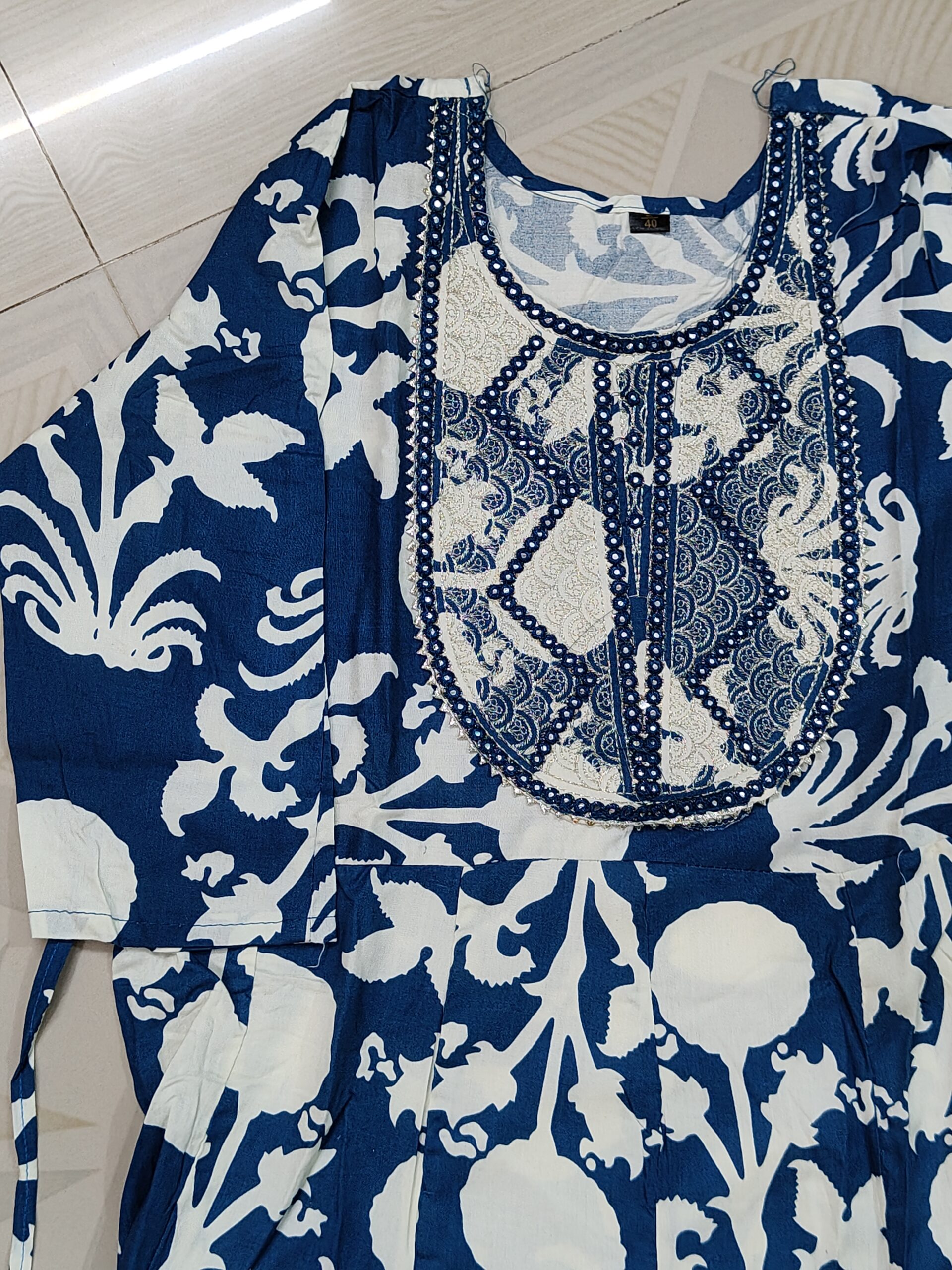 anarkali kurti with gota border - Image 2