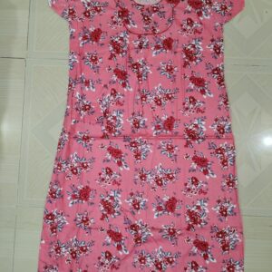 cotton flower print gown