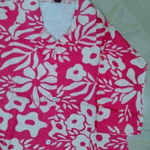 flower print coat set